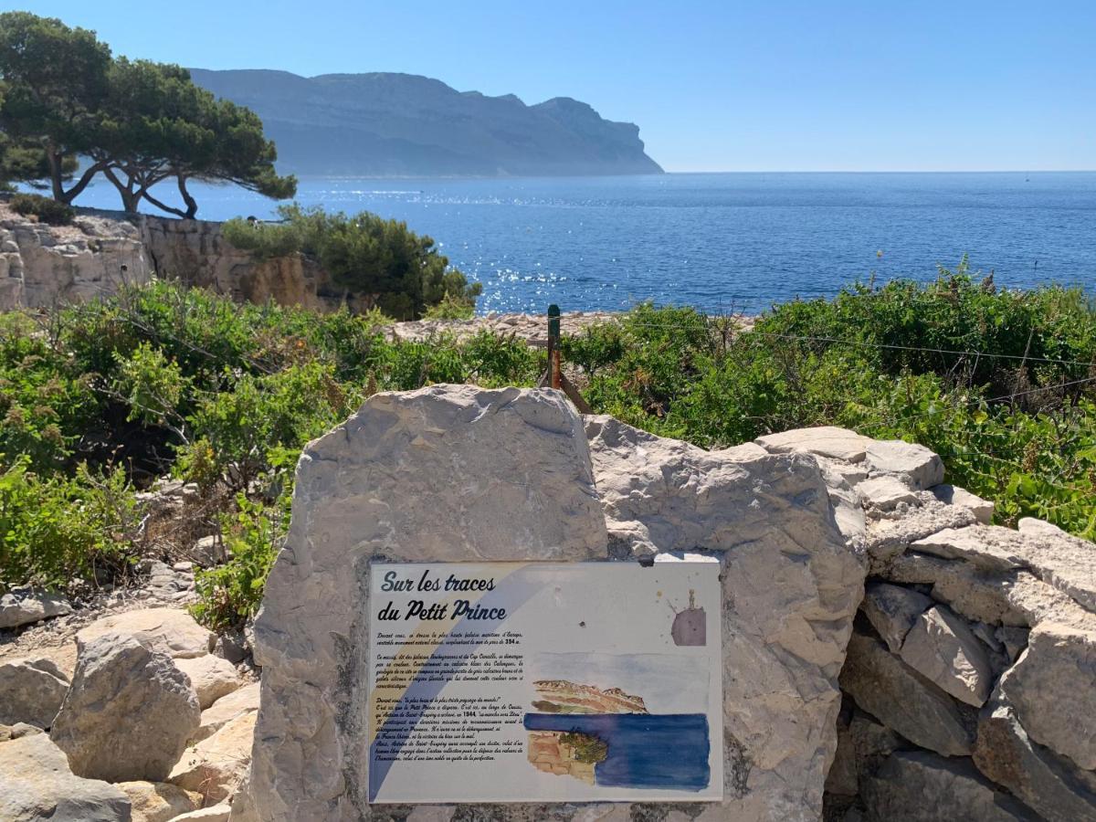 Large Private Garden, Quiet 2-Bedroom Apartment, Air Conditioning, Wifi, Parking Cassis Buitenkant foto
