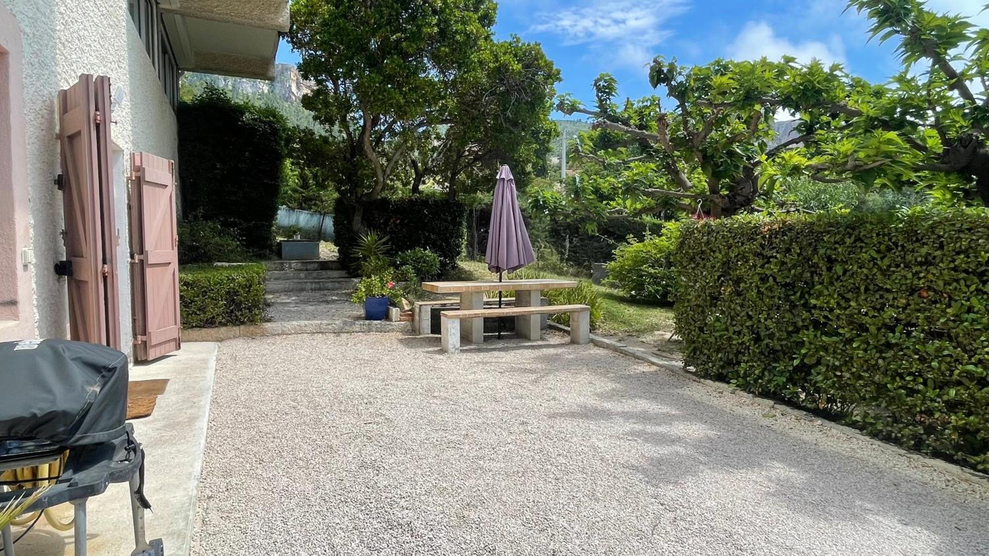 Large Private Garden, Quiet 2-Bedroom Apartment, Air Conditioning, Wifi, Parking Cassis Buitenkant foto